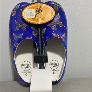 Zapatos antideslizantes Blue Floral Shoes